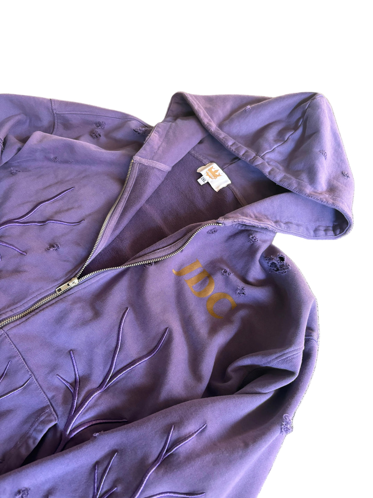 LIMITED EDITION “Withered Thrones” Purple Casual Zip up